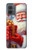 S4029 Xmas Smiling Santa Claus Gift Box Hülle Schutzhülle Taschen für Motorola Moto G14