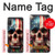 S4015 Skull American Flag Hülle Schutzhülle Taschen für Motorola Moto E20,E30,E40