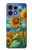 S4019 Sunflower Van Gogh Style Hülle Schutzhülle Taschen für Motorola Edge 50 Pro