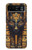 S3992 Gold Black Anubis Hülle Schutzhülle Taschen für Motorola Razr 40