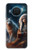 S3995 Grim Wolf Indian Girl Hülle Schutzhülle Taschen für Nokia X20