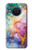 S4001 Multicolored Abstract Lilac Emerald Hülle Schutzhülle Taschen für Nokia X20