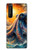 S4003 Oil Color Painting Giant Octopus Hülle Schutzhülle Taschen für Sony Xperia 1 III