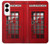 S0058 British Red Telephone Box Hülle Schutzhülle Taschen für Samsung Galaxy S25 Edge