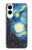 S0582 Van Gogh Starry Nights Hülle Schutzhülle Taschen für Samsung Galaxy S25 Edge