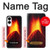 S0745 Volcano Lava Hülle Schutzhülle Taschen für Samsung Galaxy S25 Edge