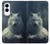 S1516 White Wolf Hülle Schutzhülle Taschen für Samsung Galaxy S25 Edge