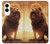 S1957 Lion Aslan Hülle Schutzhülle Taschen für Samsung Galaxy S25 Edge