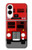 S2058 England British Double Decker Bus Hülle Schutzhülle Taschen für Samsung Galaxy S25 Edge