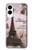 S2211 Paris Postcard Eiffel Tower Hülle Schutzhülle Taschen für Samsung Galaxy S25 Edge