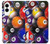 S2238 Billiard Pool Ball Hülle Schutzhülle Taschen für Samsung Galaxy S25 Edge