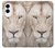 S2399 White Lion Face Hülle Schutzhülle Taschen für Samsung Galaxy S25 Edge