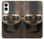 S2645 Vintage Brown Goggles Motorcycle Helmet Hülle Schutzhülle Taschen für Samsung Galaxy S25 Edge