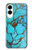 S2685 Aqua Turquoise Gemstone Graphic Printed Hülle Schutzhülle Taschen für Samsung Galaxy S25 Edge