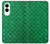 S2704 Green Fish Scale Pattern Graphic Hülle Schutzhülle Taschen für Samsung Galaxy S25 Edge