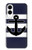 S2758 Anchor Navy Hülle Schutzhülle Taschen für Samsung Galaxy S25 Edge
