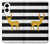 S2794 Black and White Striped Deer Gold Sparkles Hülle Schutzhülle Taschen für Samsung Galaxy S25 Edge