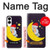 S2849 Cute Sleepy Owl Moon Night Hülle Schutzhülle Taschen für Samsung Galaxy S25 Edge