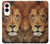 S2870 Lion King of Beasts Hülle Schutzhülle Taschen für Samsung Galaxy S25 Edge