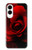 S2898 Red Rose Hülle Schutzhülle Taschen für Samsung Galaxy S25 Edge