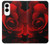 S2898 Red Rose Hülle Schutzhülle Taschen für Samsung Galaxy S25 Edge