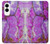S2907 Purple Turquoise Stone Hülle Schutzhülle Taschen für Samsung Galaxy S25 Edge