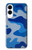 S2958 Army Blue Camo Camouflage Hülle Schutzhülle Taschen für Samsung Galaxy S25 Edge
