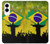 S2981 Brazil Football Soccer Hülle Schutzhülle Taschen für Samsung Galaxy S25 Edge