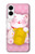 S3025 Pink Maneki Neko Lucky Cat Hülle Schutzhülle Taschen für Samsung Galaxy S25 Edge