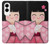 S3042 Japan Girl Hina Doll Kimono Sakura Hülle Schutzhülle Taschen für Samsung Galaxy S25 Edge