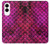 S3051 Pink Mermaid Fish Scale Hülle Schutzhülle Taschen für Samsung Galaxy S25 Edge