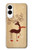 S3081 Wooden Raindeer Graphic Printed Hülle Schutzhülle Taschen für Samsung Galaxy S25 Edge