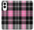 S3091 Pink Plaid Pattern Hülle Schutzhülle Taschen für Samsung Galaxy S25 Edge