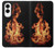 S3379 Fire Frame Hülle Schutzhülle Taschen für Samsung Galaxy S25 Edge