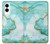 S3399 Green Marble Graphic Print Hülle Schutzhülle Taschen für Samsung Galaxy S25 Edge