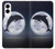 S3510 Dolphin Moon Night Hülle Schutzhülle Taschen für Samsung Galaxy S25 Edge