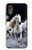 S0246 White Horse Hülle Schutzhülle Taschen für Samsung Galaxy XCover7