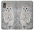 S1566 Snowy Owl White Owl Hülle Schutzhülle Taschen für Samsung Galaxy XCover7