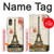 S2108 Eiffel Tower Paris Postcard Hülle Schutzhülle Taschen für Samsung Galaxy XCover7