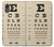 S2502 Eye Exam Chart Decorative Decoupage Poster Hülle Schutzhülle Taschen für Samsung Galaxy XCover7