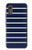 S2767 Navy White Striped Hülle Schutzhülle Taschen für Samsung Galaxy XCover7