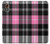 S3091 Pink Plaid Pattern Hülle Schutzhülle Taschen für Samsung Galaxy XCover7