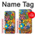 S3281 Colorful Hippie Flowers Pattern Hülle Schutzhülle Taschen für Samsung Galaxy XCover7