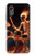S3985 Fire Skull Drummer Hülle Schutzhülle Taschen für Samsung Galaxy XCover7