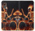 S3985 Fire Skull Drummer Hülle Schutzhülle Taschen für Samsung Galaxy XCover7