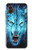 S0752 Blue Fire Grim Wolf Hülle Schutzhülle Taschen für Samsung Galaxy XCover7 Pro