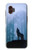 S0935 Wolf Howling in Forest Hülle Schutzhülle Taschen für Samsung Galaxy XCover7 Pro