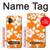 S2245 Hawaiian Hibiscus Orange Pattern Hülle Schutzhülle Taschen für Samsung Galaxy XCover7 Pro