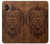 S2529 Leo Zodiac Tattoo Brown Graphic Print Hülle Schutzhülle Taschen für Samsung Galaxy XCover7 Pro
