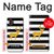 S2794 Black and White Striped Deer Gold Sparkles Hülle Schutzhülle Taschen für Samsung Galaxy XCover7 Pro